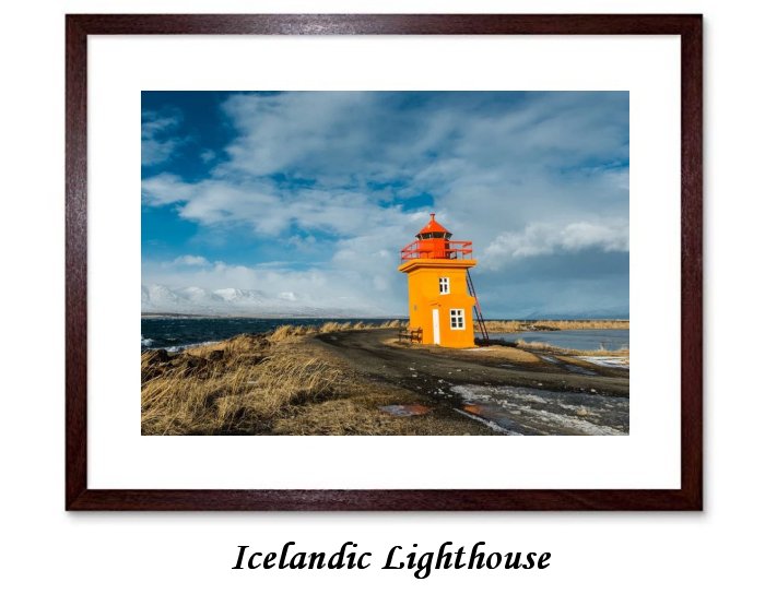 Iceland Lighthouse Coast Landscape Clouds Wind 